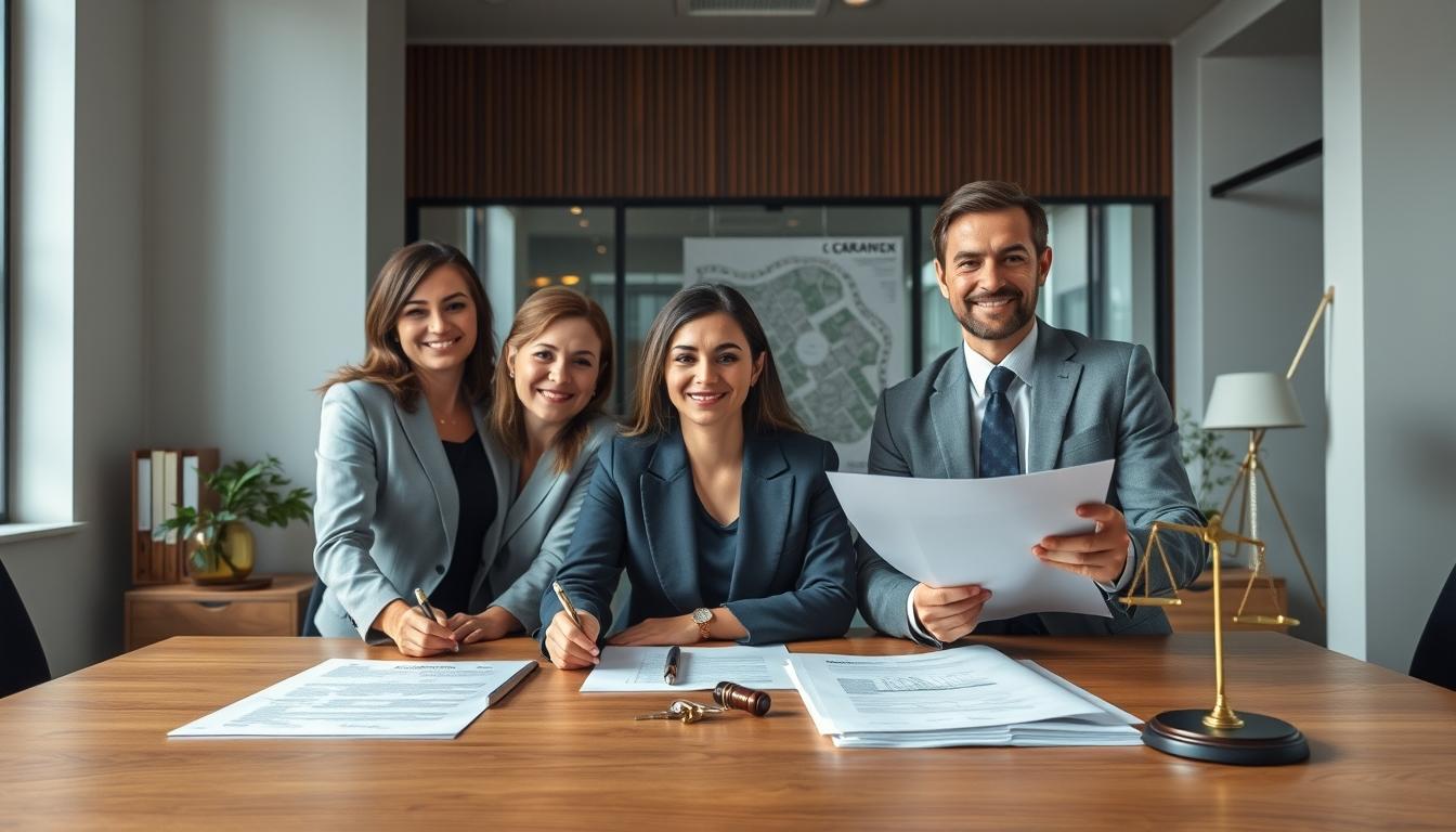 Property ownership transfer documents and closing verification